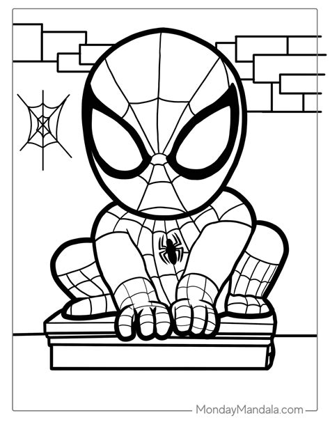 Printable Spiderman Pictures To Color