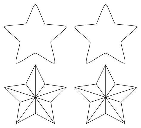 Printable Star Stencils