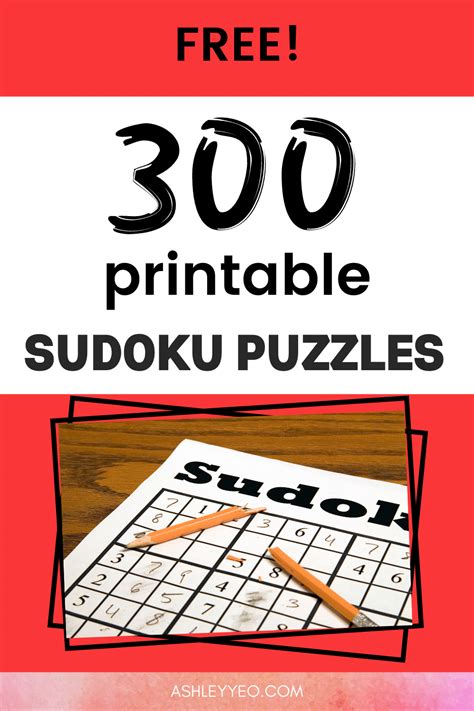Printable Sudoku Book