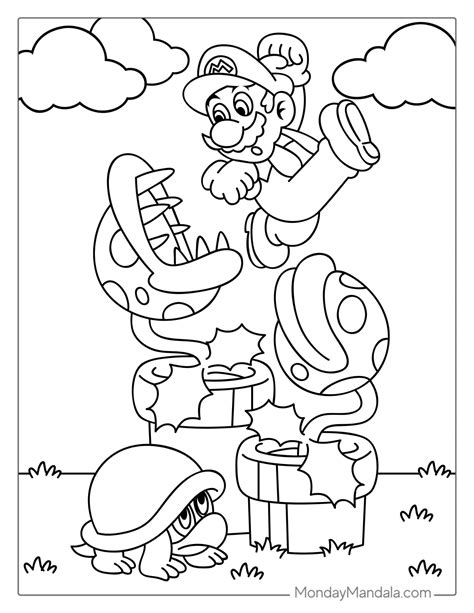 Printable Super Mario Coloring Pages