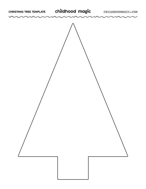 Printable Template Of A Christmas Tree