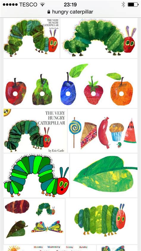 Printable The Very Hungry Caterpillar