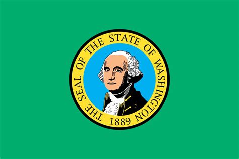 Printable Washington State Flag