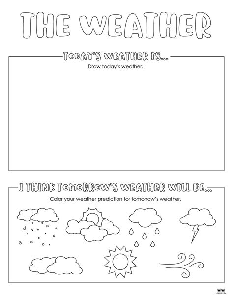 Printable Weather Worksheets
