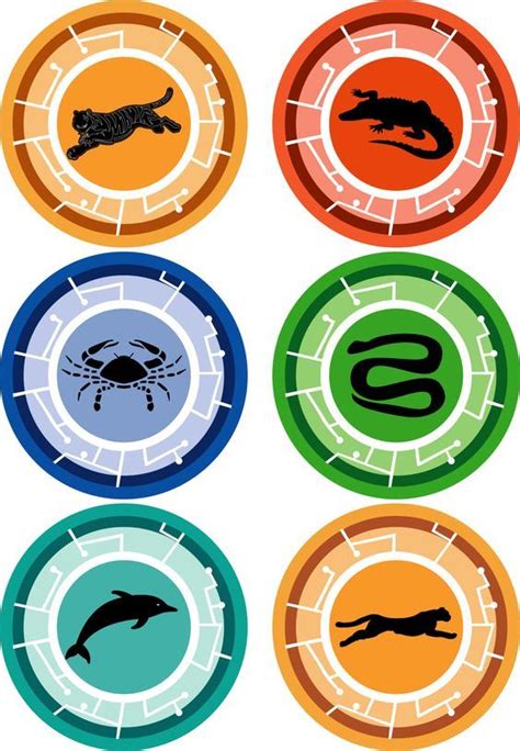 Printable Wild Kratts Creature Power Discs