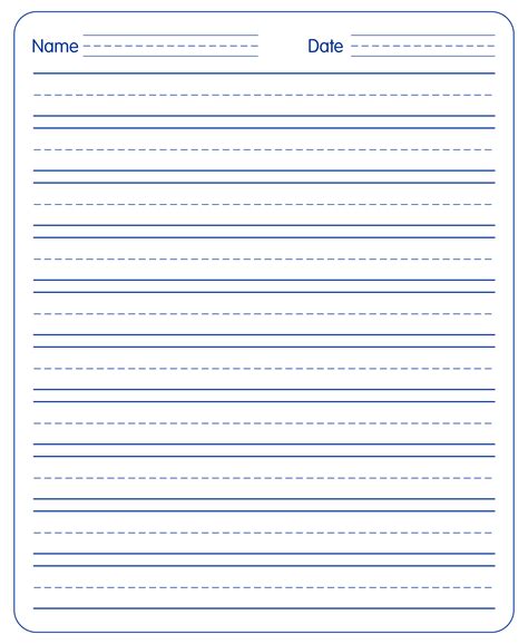 Printable Writing Lines
