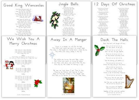 Printable Xmas Carols