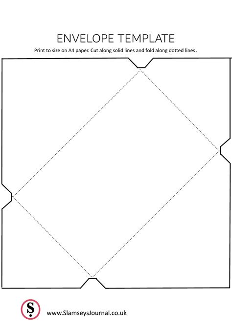 Printed Envelope Template