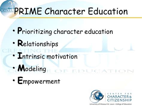 Prioritize Character Development: