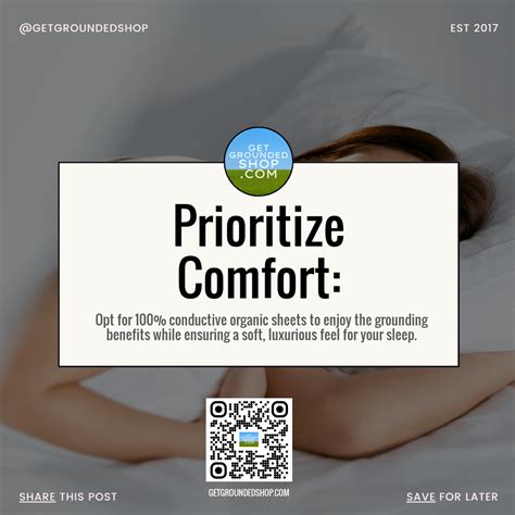 Prioritize Comfort: