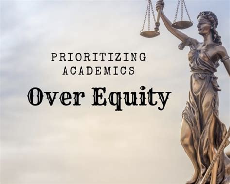 Prioritize Educational Equity: