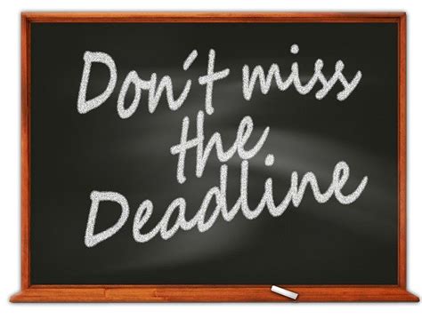 Priority Deadlines