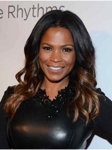 Pristine Beauty: Without Bangs Straight Long Black Lace Front Nia Long Wigs in 2025