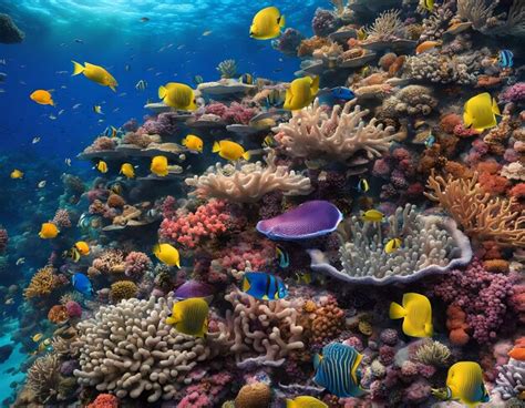 Pristine Marine Treasures: A Symphony of Coral and Marine Life