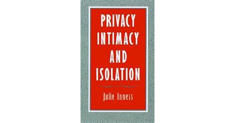 Privacy, Intimacy, and Isolation Reader