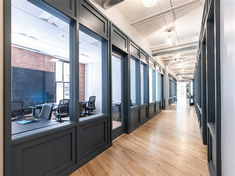 Private offices and coworking spaces: