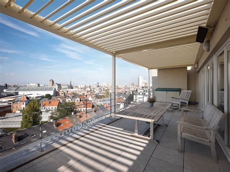 Private rooftop terraces: