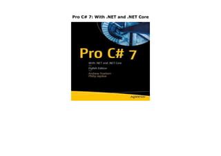 Pro C 7 With NET and NET Core Epub