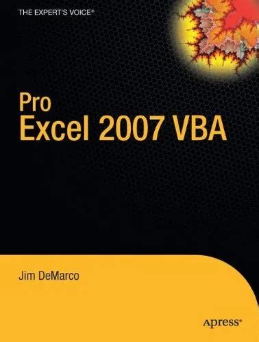 Pro Excel 2007 VBA (Expert's Voice in Excel VBA) Reader