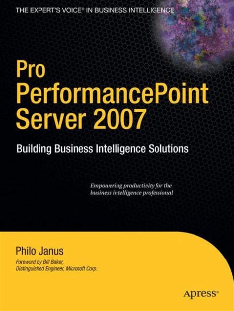 Pro PerformancePoint Server 2007 Building Business Intelligence Solutions Epub