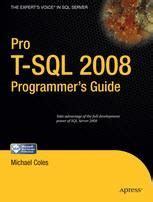 Pro T-SQL 2008 Programmers Guide 1st Edition Reader