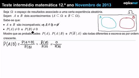 Probabilidades Incompatíveis: