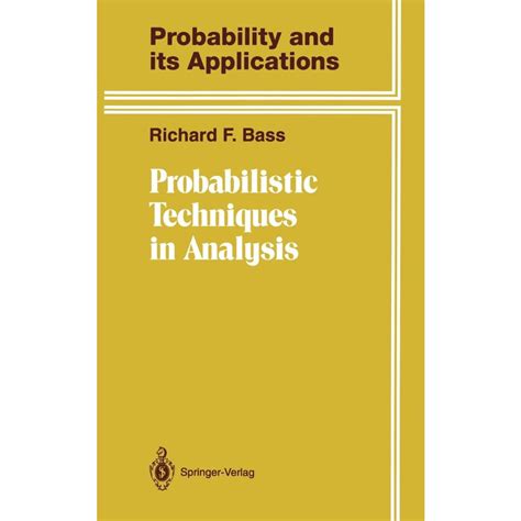 Probabilistic Techniques in Analysis PDF