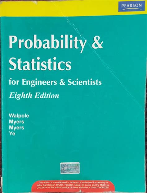 Probability Statistics For Engineers Scientists 8th Solutions Kindle Editon
