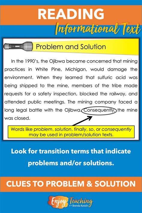 Problem And Solution Informational Text Reader