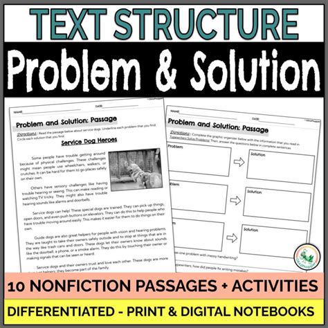 Problem And Solution Nonfiction Passages Epub