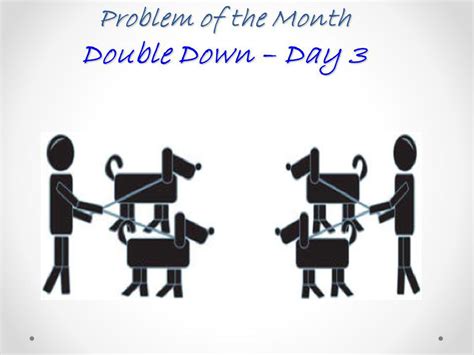 Problem Of The Month Double Down Answers Kindle Editon