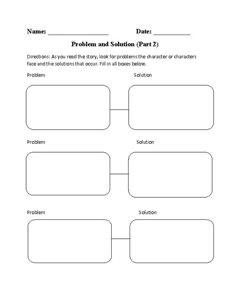 Problem Solution Worksheet 2nd Grade Epub