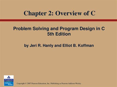 Problem Solving Program Design In C 5th Edition Solution PDF