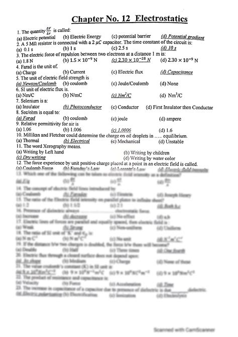 Problems With Solution In Electorstatics Doc