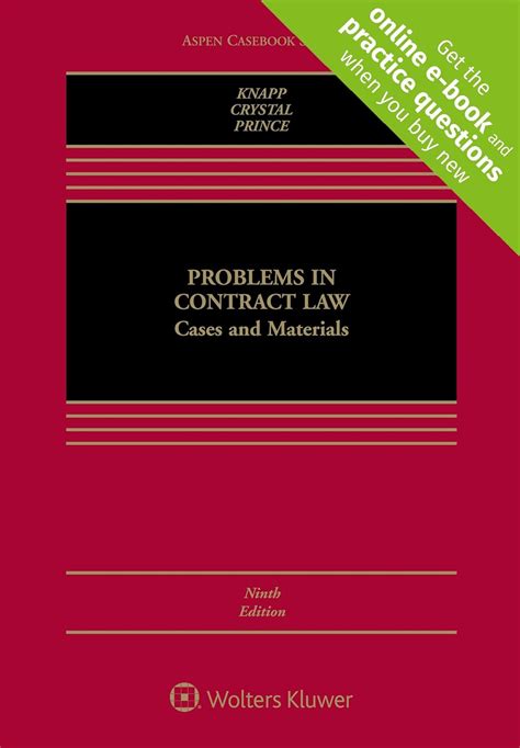 Problems in Contract Law Cases and Materials Connected Casebook Aspen Casebook Doc