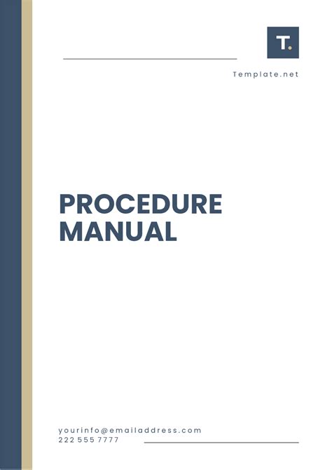 Procedures Manual Template