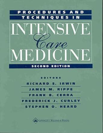 Procedures and Techniques in Intensive Care Medicine Doc
