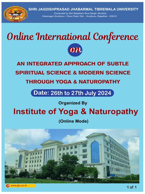 Proceedings Selected Papers Presented at the 1st International Conference Yoga Reader