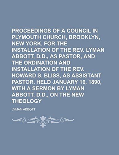 Proceedings of a Council in Plymouth Church Doc