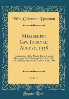 Proceedings of the ... Annual Meeting of the Mississippi State Bar Association... Epub