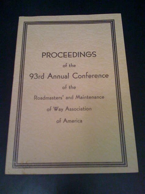 Proceedings of the Annual Convention of the Roadmasters and Maintenance of Way Association of Ameri PDF