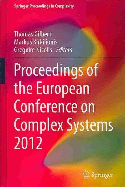 Proceedings of the European Conference on Complex Systems 2012 Reader