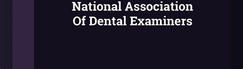 Proceedings of the National Association of Dental Examiners... Reader