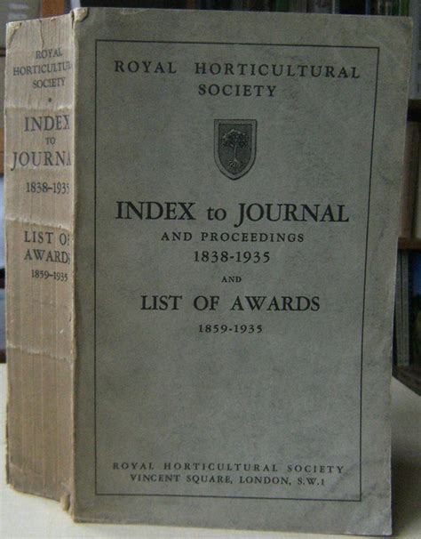 Proceedings of the Royal Horticultural Society... PDF