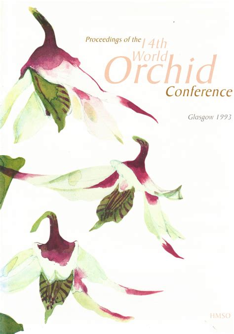 Proceedings of the Second World Orchid Conference September Reader