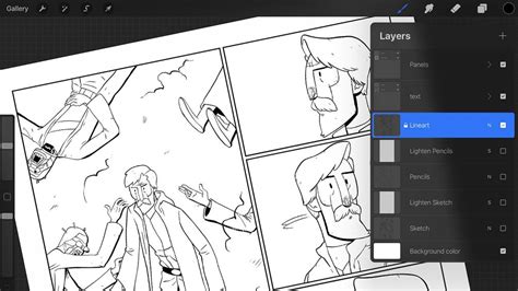 Procreate Comic Template