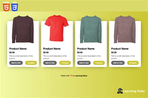 Product Column Design Html Css Template