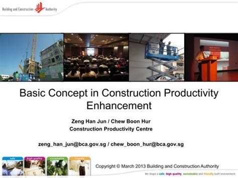 Productivity Enhancement in Construction: A Comprehensive Guide to Basic Concepts