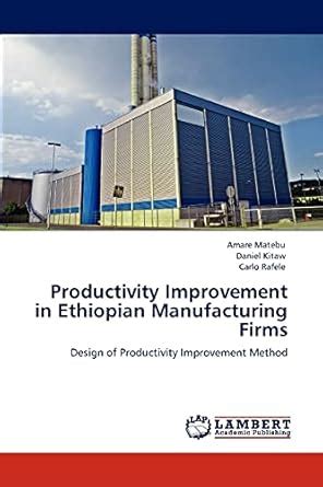 Productivity Improvement in Ethiopian Manufacturing Firms Design of Productivity Improvement Method PDF