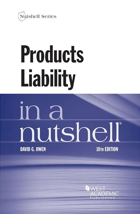 Products Liability in a Nutshell Nutshells Doc